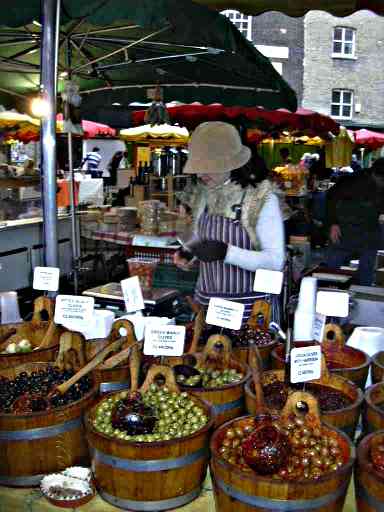 Olives at the Borough Market, London